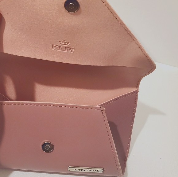 KLM JANTAMINIAU Rose Pink Clutch Wristlet NWOT - Picture 4 of 8
